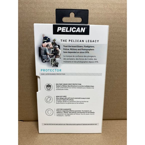 Samsung Galaxy S9 Case Pelican Protector Slim Dual Layer Black Gray‎ - Picture 5 of 5